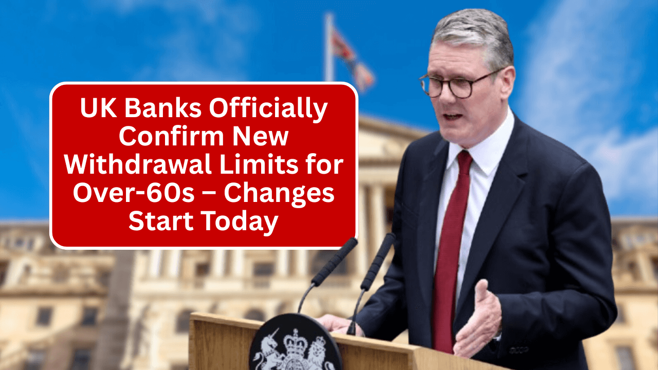 UK Banks Officially Confirm New Withdrawal Limits for Over-60s – Changes Start Today